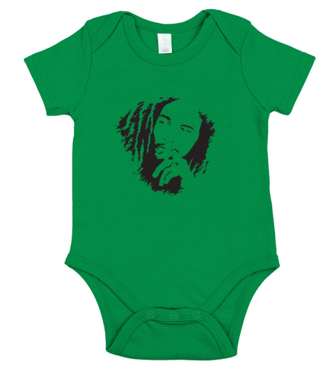 Bob Marley Mens Reggae Jamaica Wailers Jamaican wi - T Shirt Short Sleeve Baby One-Piece