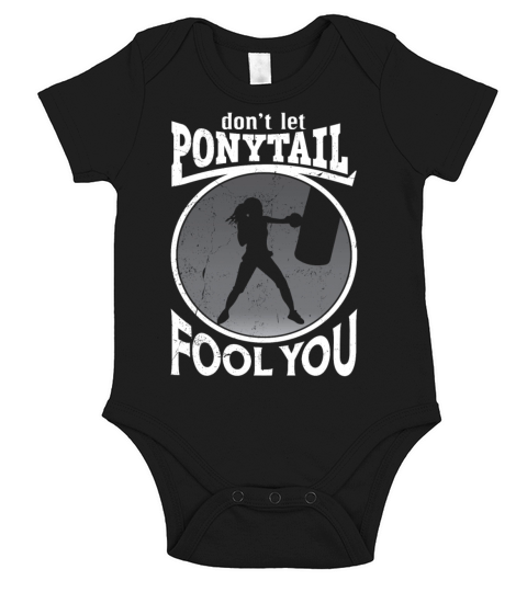 Boxing Girl Vintage DonT Let The Short Sleeve Baby One-Piece