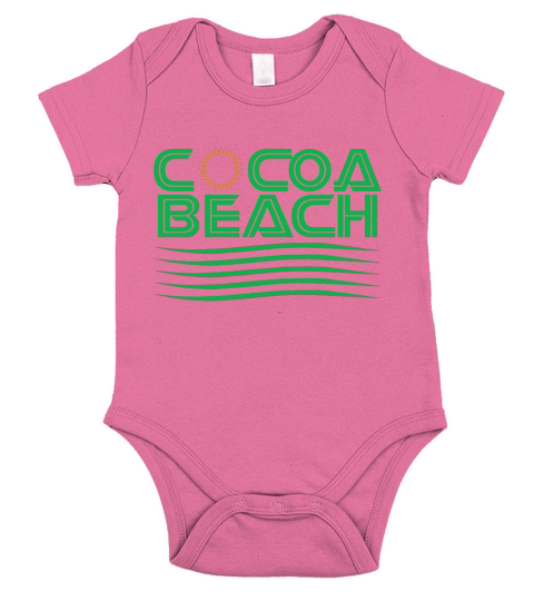 Cocoa Beach Sunshine T-Shirt Short Sleeve Baby One-Piece