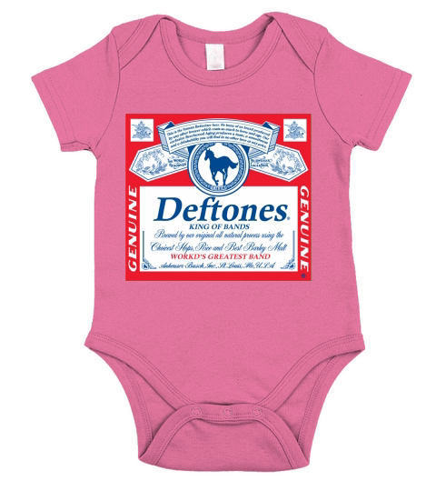 Deftones King Of Bands World’s Greatest Band Genuine shirt Short Sleeve Baby One-Piece