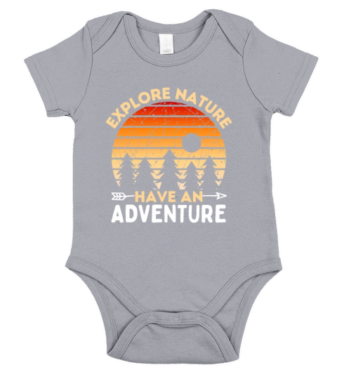 Explore Nature Have An Adventure Short Sleeve Baby One-Piece