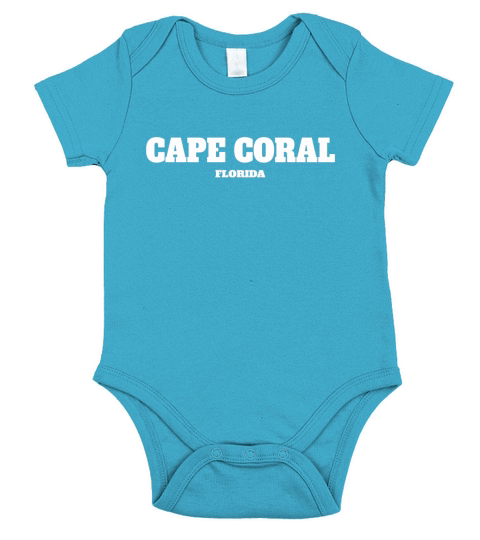 FLORIDA CAPE CORAL US EDITION - Women’s Vintage Sport T-Shirt Short Sleeve Baby One-Piece