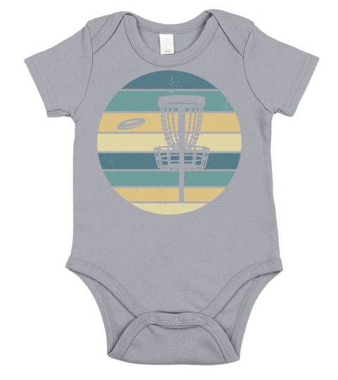Frisbee man disc golf frisbee Short Sleeve Baby One-Piece