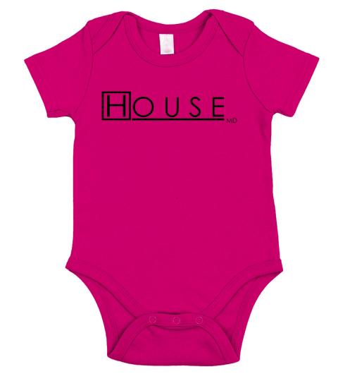 House Md Short Sleeve Baby One-Piece