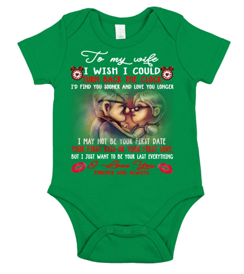 I Love You My Wife Short Sleeve Baby One-Piece