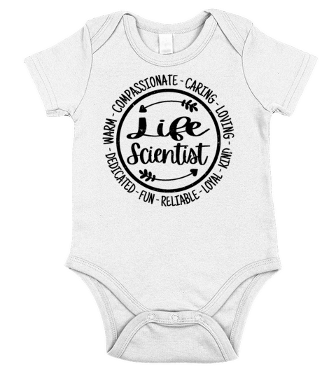 Life Scientist Vintage Gift Short Sleeve Baby One-Piece