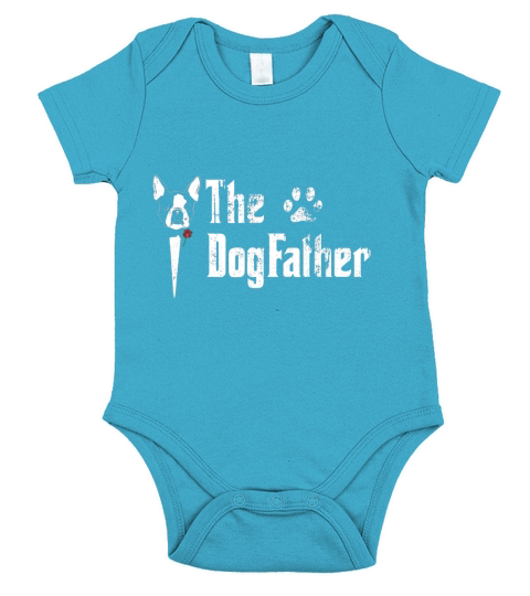 Mens The Dogfather Boston Terrier Dog Dad 2020 Short Sleeve Baby One-Piece