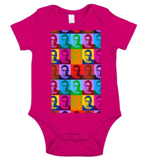 Notorious RBG - May Colors - iPhone 7 Short Sleeve Baby One-Piece