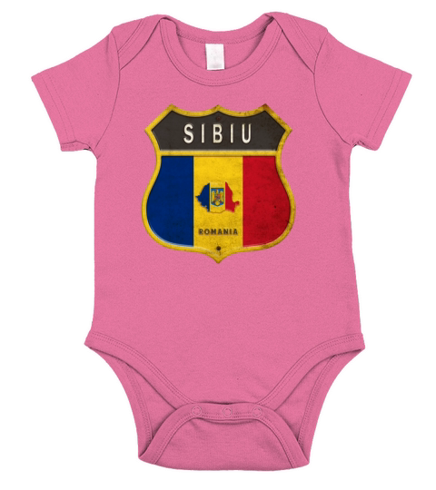 Sibiu Romania coat of arms design Short Sleeve Baby One-Piece