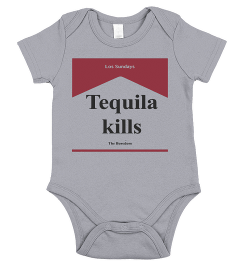 Tequila kill Los Sundays The Boredom shirt Short Sleeve Baby One-Piece