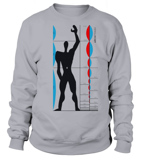 Modulor Le Corbusier Architecture Sweatshirt Unisex