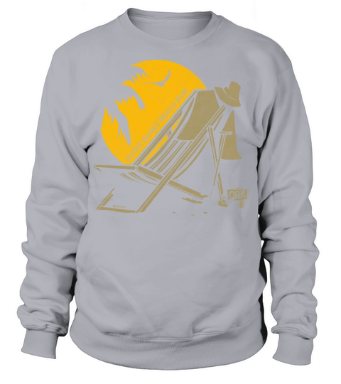 Outer Banks Beach Bum OBX Gold Vintage Sweatshirt Unisex