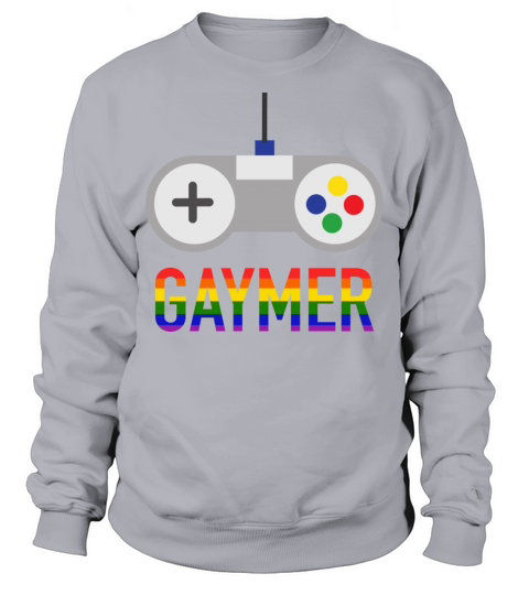 Queer Gay Pride Rainbow Gamer Gaming Gift LGBT Sweatshirt Unisex