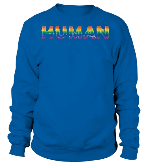 Retro Vintage Human Pride Sweatshirt Unisex