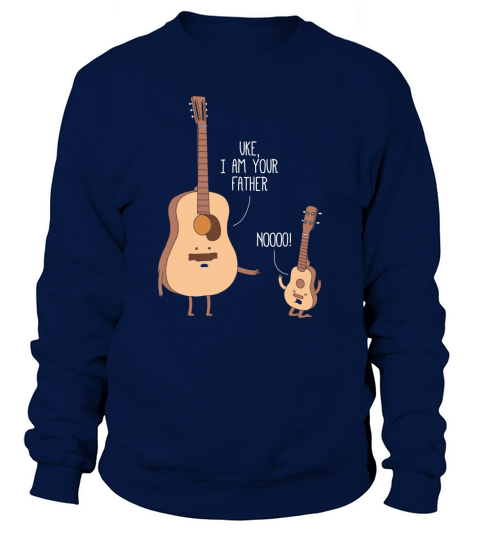 Uke I Am Your Father Guitar Music Daddy Day shirt - Baby Onesie Sweatshirt Unisex