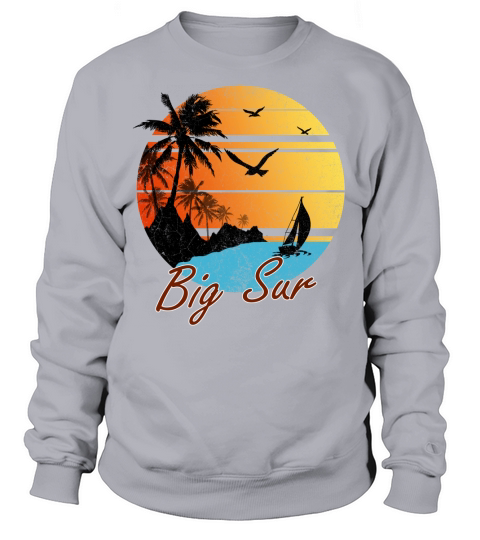 Vintage Big Sur Beach Summer Gift 2020 Sweatshirt Unisex