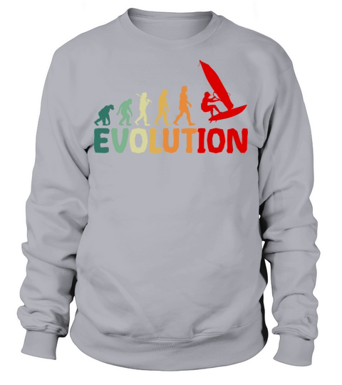 Windsurf Evolution Vintage Sweatshirt Unisex