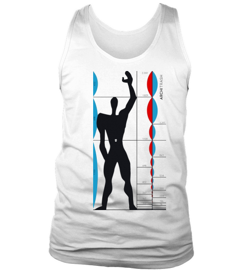 Modulor Le Corbusier Architecture Tank Top Unisex