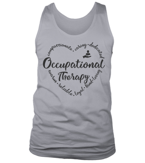 Occupational therapy heart for coworkers Tank Top Unisex