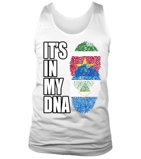 Surinamese And Nicaraguan Vintage Heritage DNA Fla Tank Top Unisex