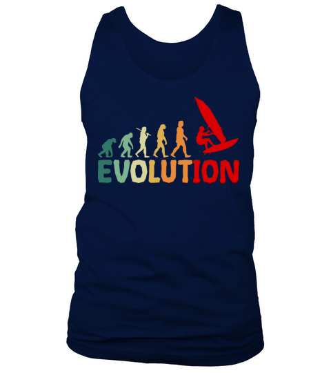 Windsurf Evolution Vintage Tank Top Unisex