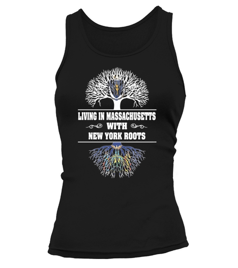 LIVING IN MASSACHUSETTS WITH NEW YORK ROOTS Tank top Woman
