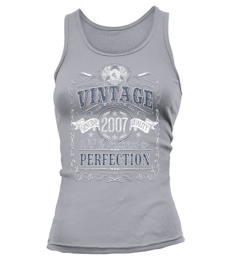 Vinage 2007 birthday year of birth 2007 gift Tank top Woman