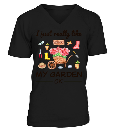 Garden Gardener Hobby Gardener Saying Gift V-Neck T-shirt