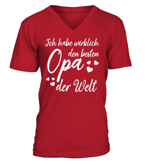 I Really Have The Best Grandpa In The World V-Neck T-shirt