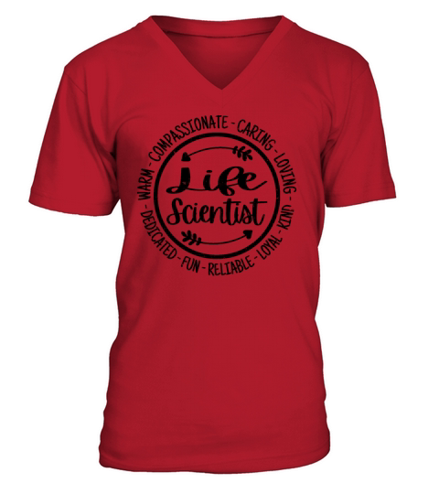 Life Scientist Vintage Gift V-Neck T-shirt