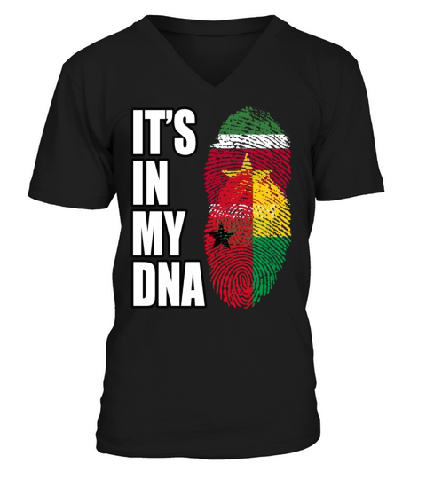 Surinamese And Bissau Guinean Vintage Heritage DNA V-Neck T-shirt
