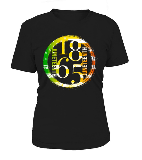 1865 Brush Circle Black Juneteenth June Vintage Women's T-Shirt
