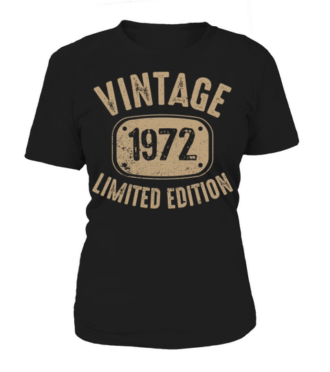 50th Birthday Vintage 1972 Limited Edition Women's T-Shirt
