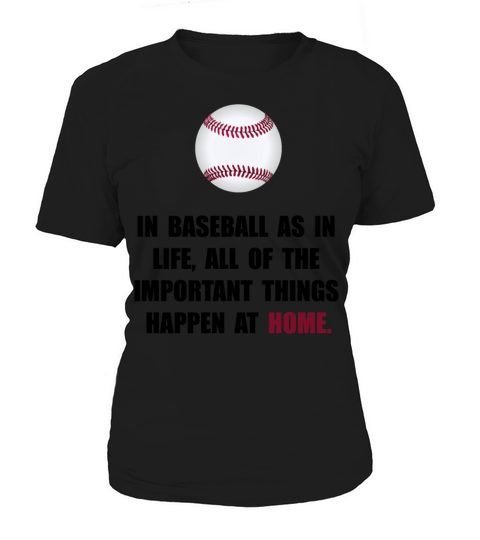 Baseball Home Slim Fit T Shirt Women's T-Shirt
