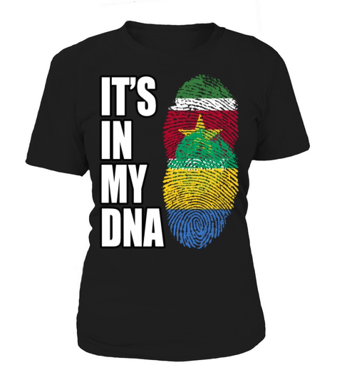 Surinamese And Gabonese Vintage Heritage DNA Flag Women's T-Shirt