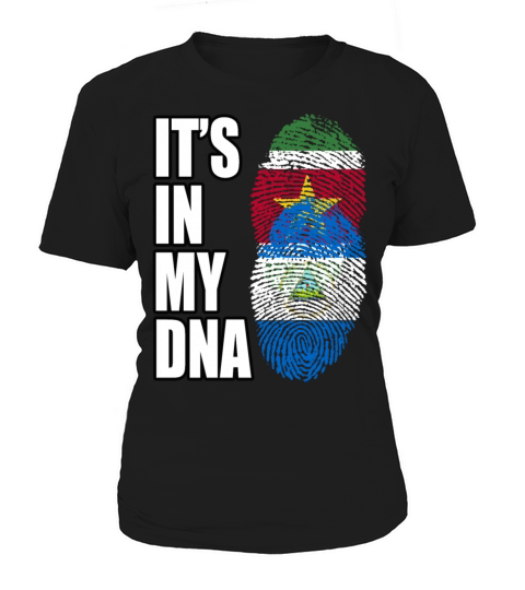 Surinamese And Nicaraguan Vintage Heritage DNA Fla Women's T-Shirt