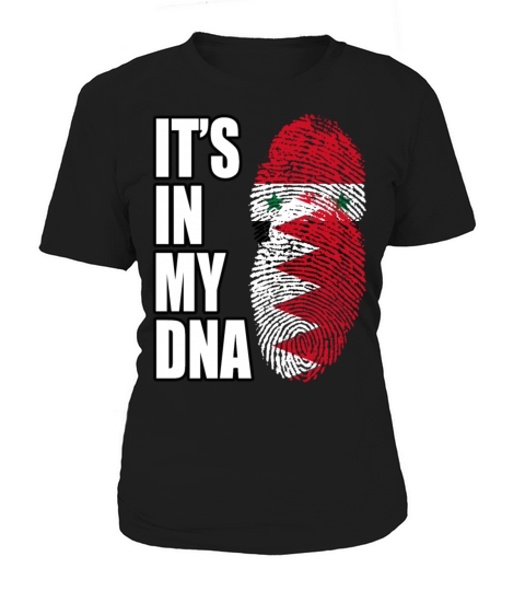Syrian And Bahraini Vintage Heritage DNA Flag Women's T-Shirt