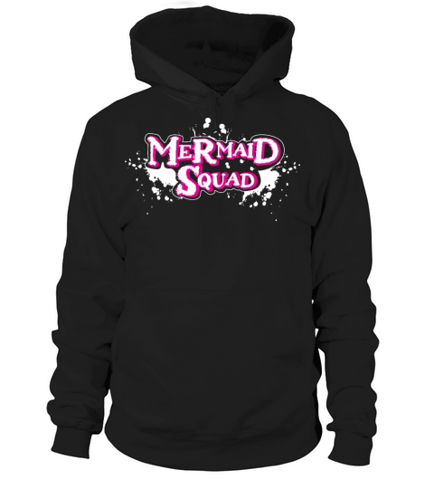 Mermaid Squad Swimmer Gift Hoodie Unisex