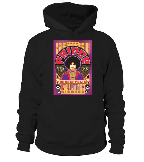 Prince 1977 minneapolis retro funk pioneer shirt Hoodie Unisex