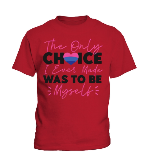 Bisexual Bi Pride Flag The Only Kids T-Shirt