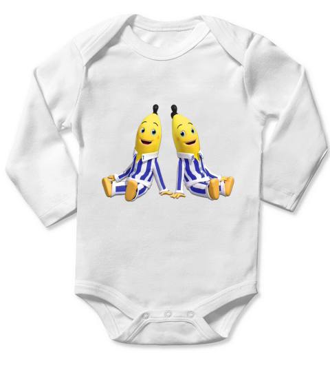 Bananas in Pajamas - Baby Onesie Long Sleeve Baby One-Piece