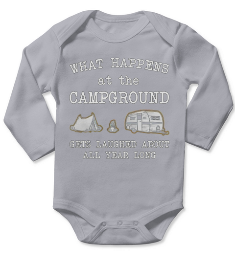 CAMPING Long Sleeve Baby One-Piece