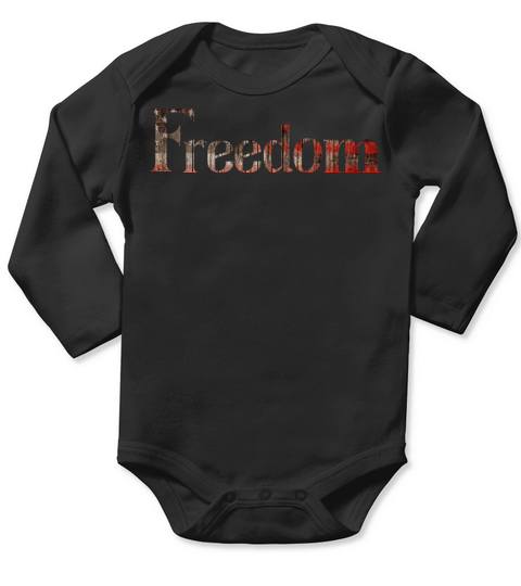 Freedom Long Sleeve Baby One-Piece