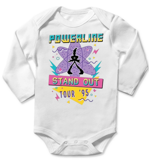 Powerline stand out tour 95 Long Sleeve Baby One-Piece
