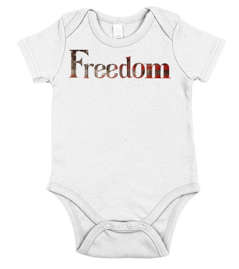 Freedom Short Sleeve Baby One-Piece