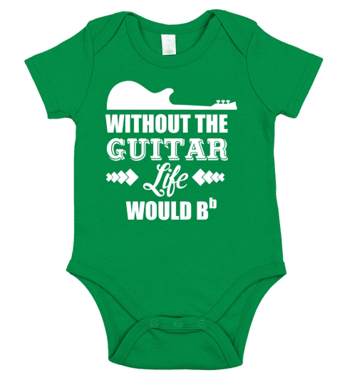 Funny T-Shirt For Guitar Lover Short Sleeve Baby One-Piece