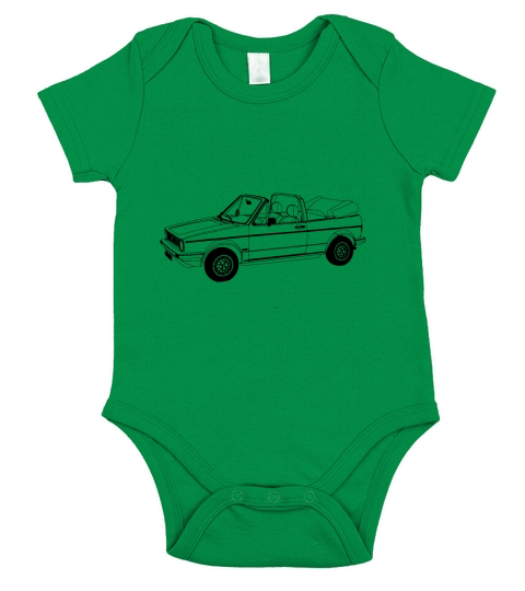 Golf Mk1 Convertible Short Sleeve Baby One-Piece