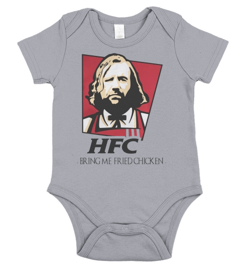 HFC Hound Fried Chicken Short Sleeve Baby One-Piece