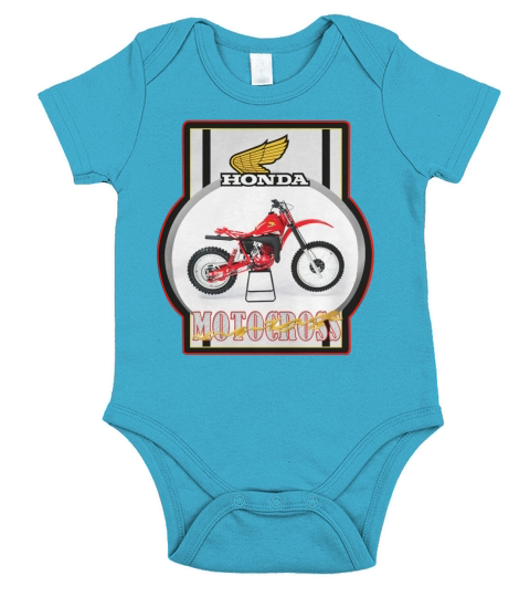 Honda Motocross Short Sleeve Baby One-Piece