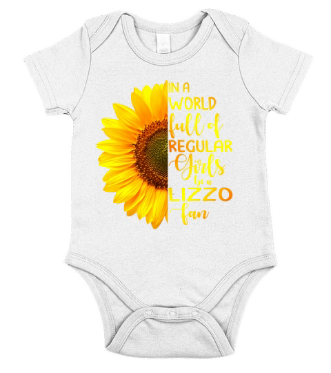 In A World Full Of Regular Girls Be A Lizzo Fan 2020 - Pillow Short Sleeve Baby One-Piece